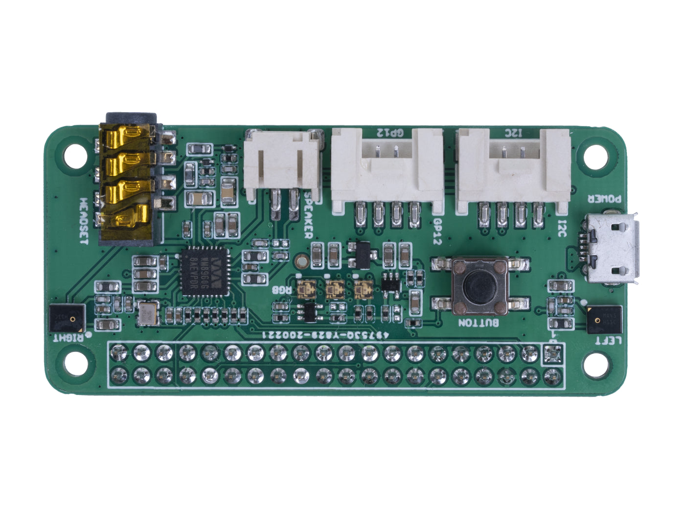 Seeed Studio reSpeaker 2-Mics Pi HAT V2.0 for Raspberry Pi
