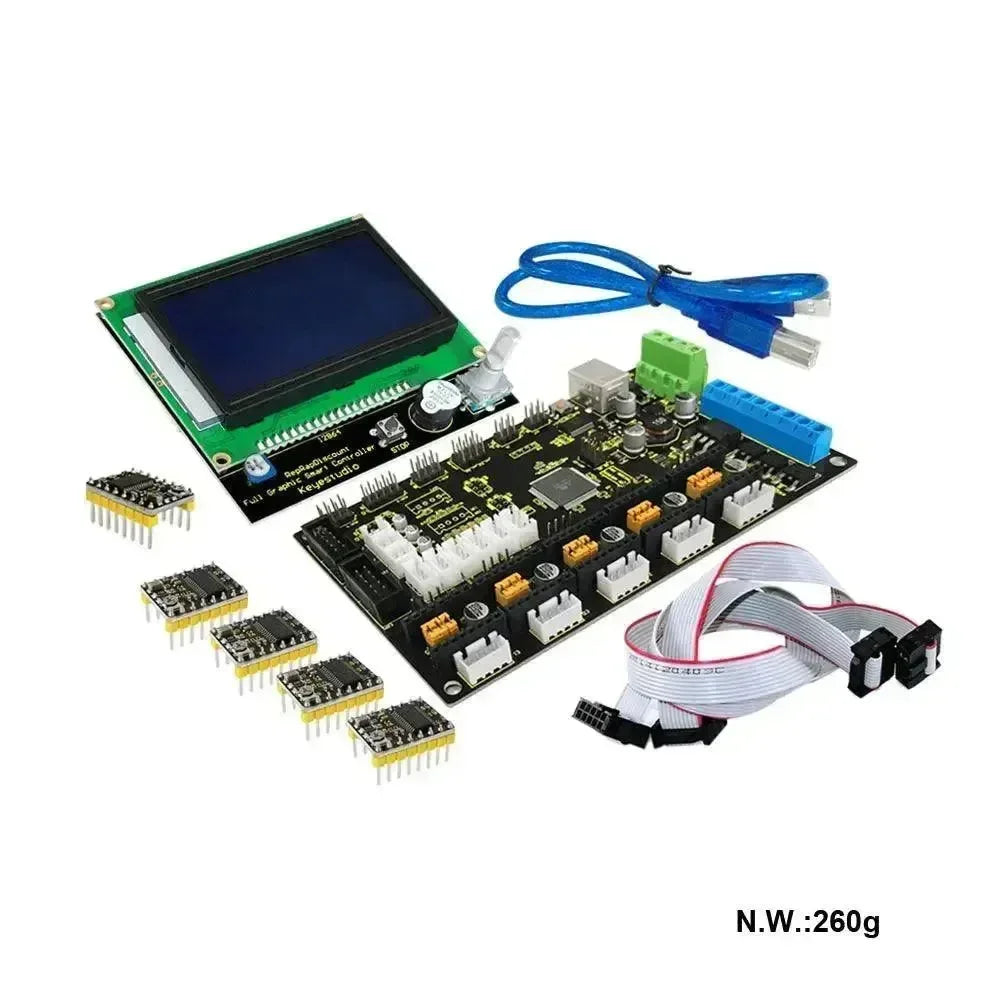 KeyeStudio 3D-skrivarsats MKS GEN V1.2 5 x 8825 LCD12864