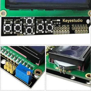 Keyestudio 1602LCD Keypad Shield For Arduino Raspberry Pi - OpenELAB