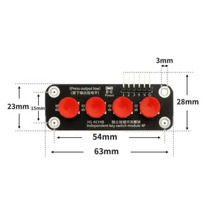 4-Way Key Switch Modules - OpenELAB