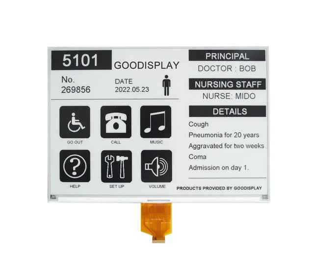 10.2-inch E-Paper SPI E-Ink 960x640 Display Large Screen-1