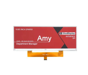 10.85-inch E-Paper Three Color E-Ink 1360x480 Display Large Screen-1