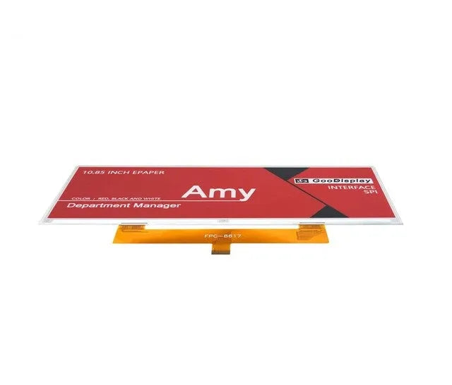 10.85-inch E-Paper Three Color E-Ink 1360x480 Display Large Screen-3