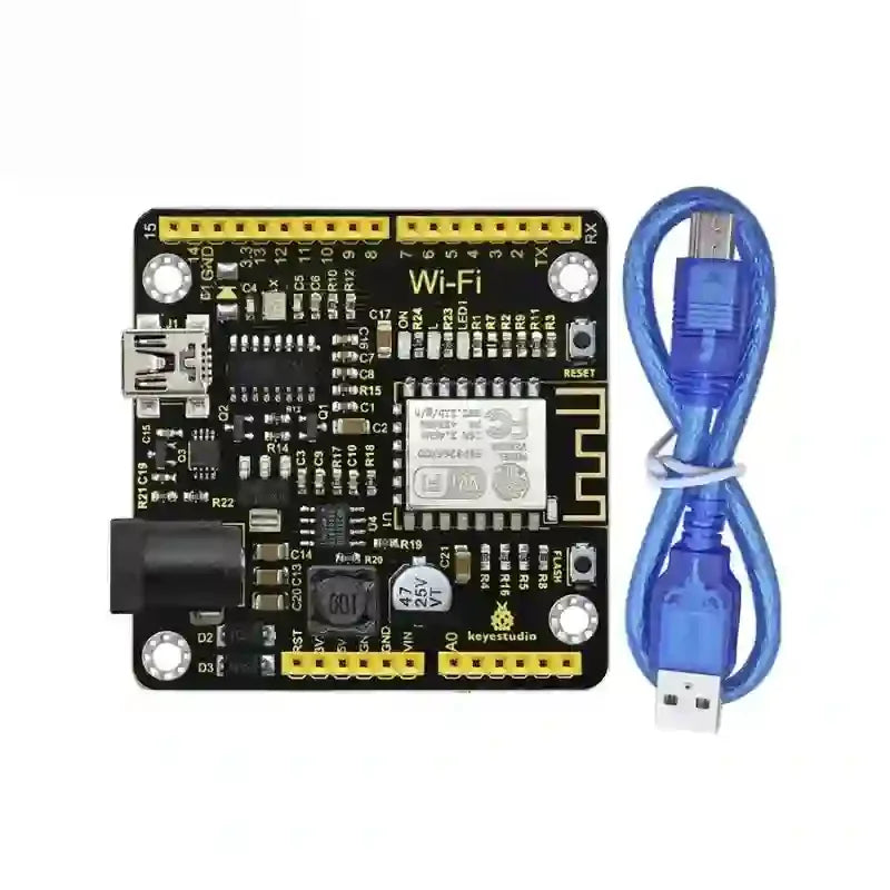 Vývojová deska KeyeStudio ESP8266 WI-FI + USB kabel