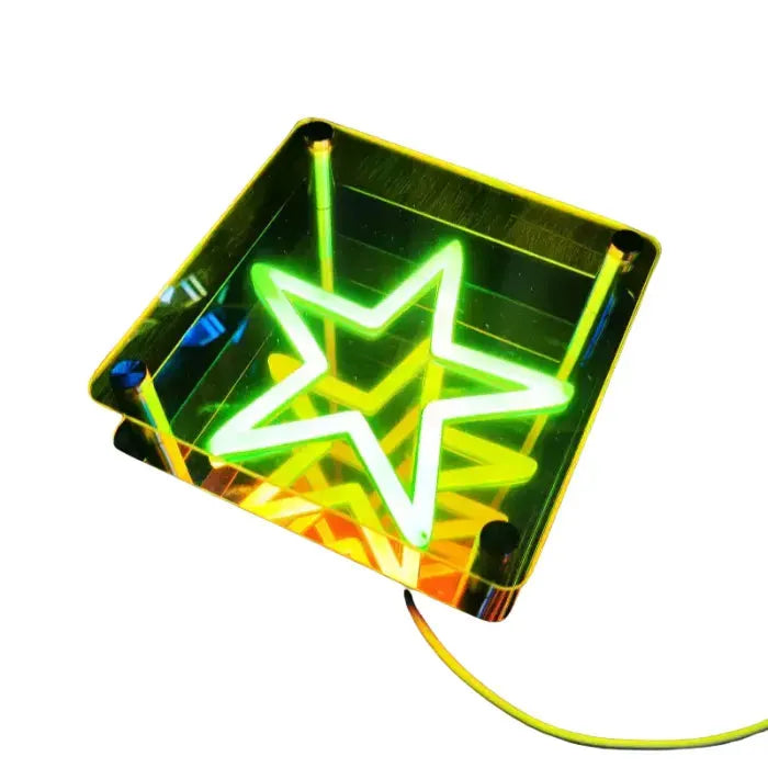 Loistava värikäs tuhannen kerroksen peili INS teknisesti taitava yölampu