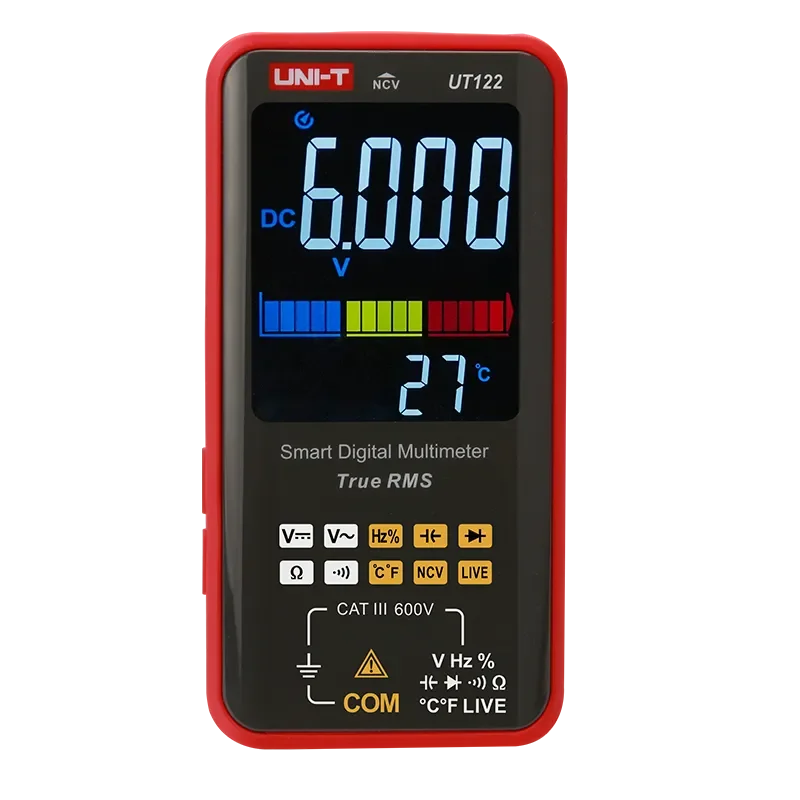 Uni-trend Storskjerms Digital Multimeter med Hög Precision och Intelligens UT122B