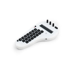 Seeed Studio Minichord Synthesizer white background front angle view