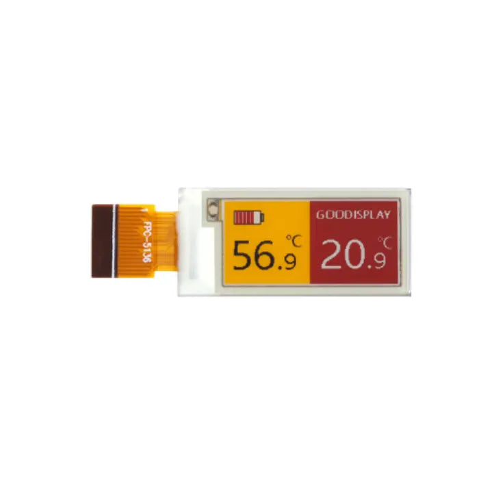 GooDisplay 0,97-tums fyrfärgs E-ink displaymodul