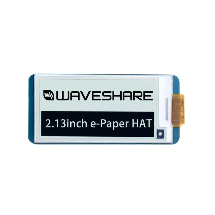 Waveshare 2.13 inch E-Ink Display 250x122 E-Paper Hat for Raspberry Pi white background product image