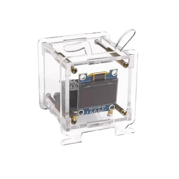 Kit di saldatura orologio meteo fai-da-te con mini OLED ESP8266