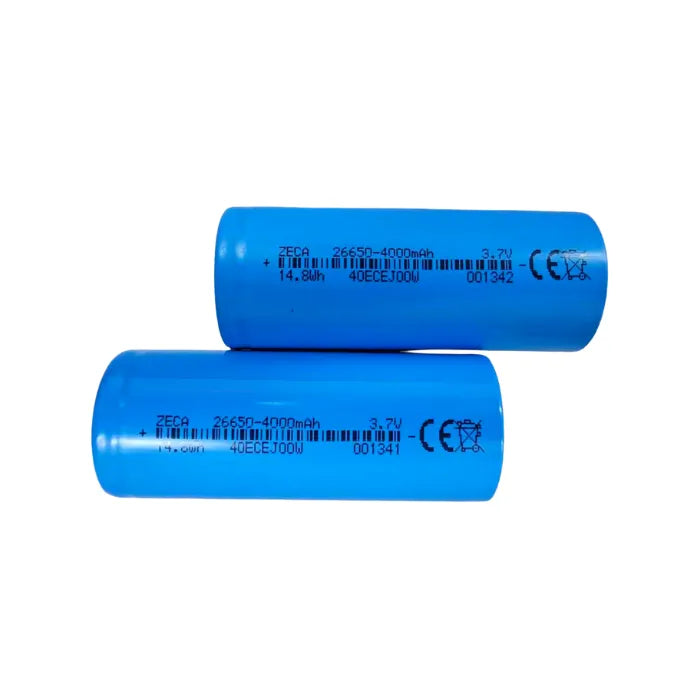 OpenELAB 2-pack 3C INR 26650 akku 4000mAh 3.7V Max 12A ulostulo