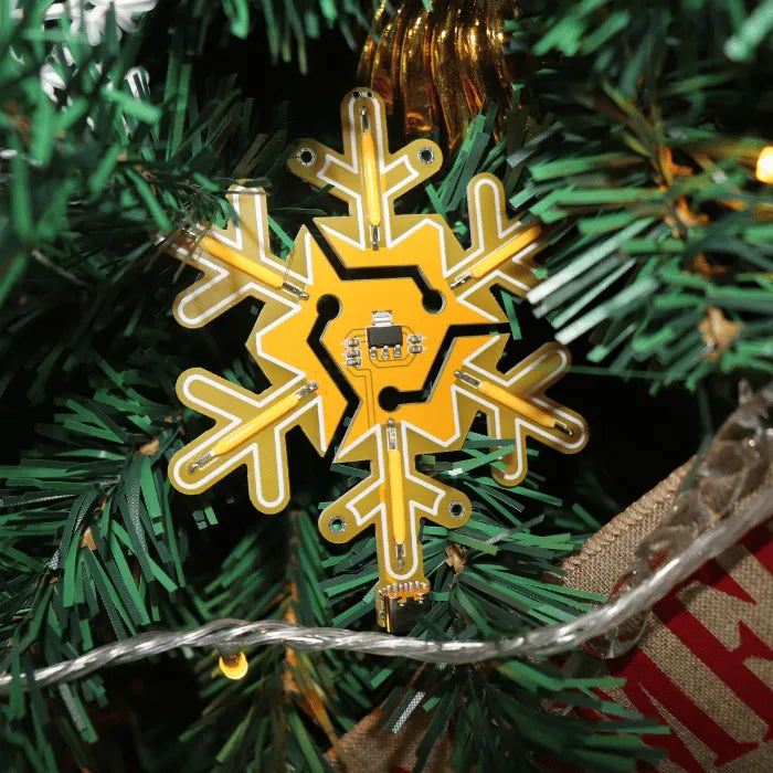 Lumières de flocon de neige OpenELAB de Noël