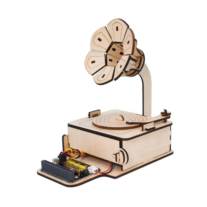 Kit de phonographe mini DIY à commande lumineuse KeyeStudio Micro bit avec carte