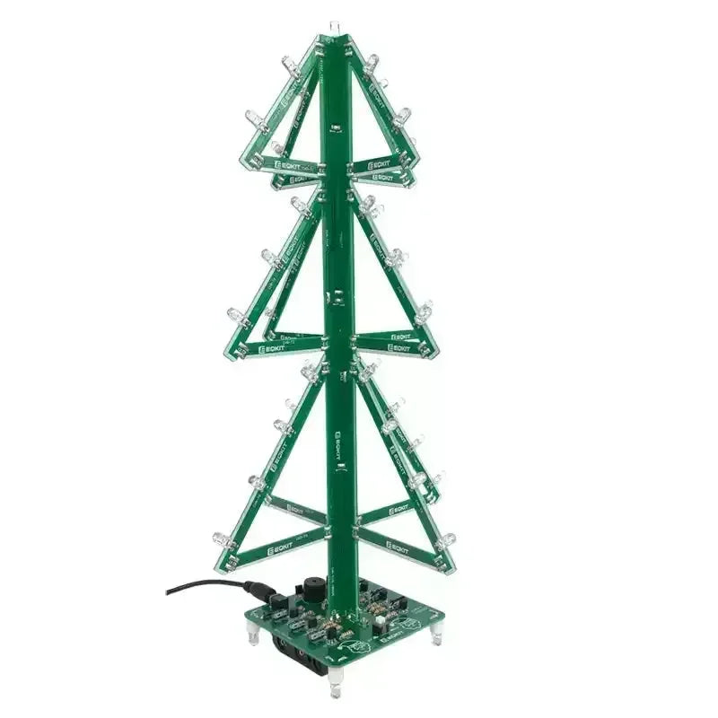 EQKIT Light-up Music Christmas Tree DIY Kit