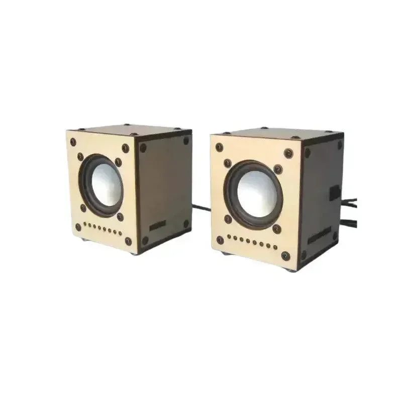 Diy transparent speaker electronic diy kit loose parts level indicator speaker