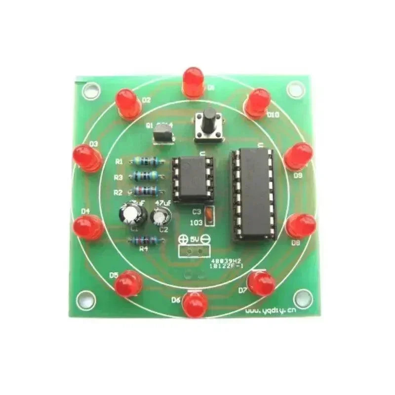 LUCKY-10 Elektroninen Onnenpyörä Tee-se-itse -paketti paristopakkauksella