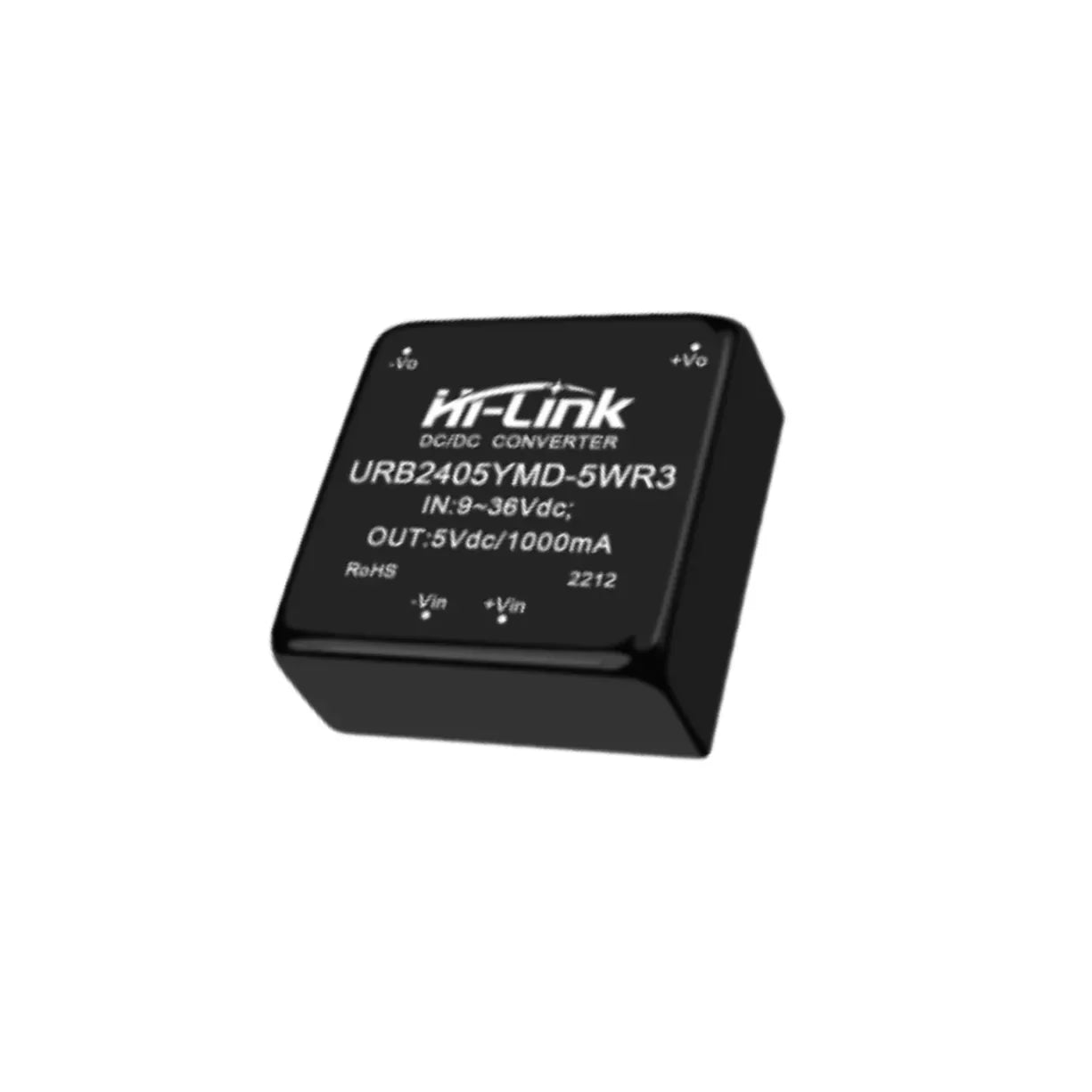 Módulo DC-DC Hi-Link Elevador de 24V a 5V 1000mA 5W Salida Única