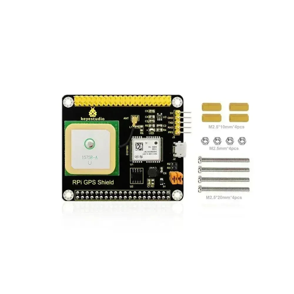 NEO-6M GPS Shield expansionskort med antenn för Raspberry Pi