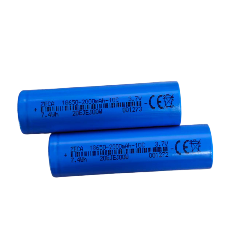 OpenELAB 2-pak 10C ICR 18650 batteri 2000mAh 3,7V maks 20A output