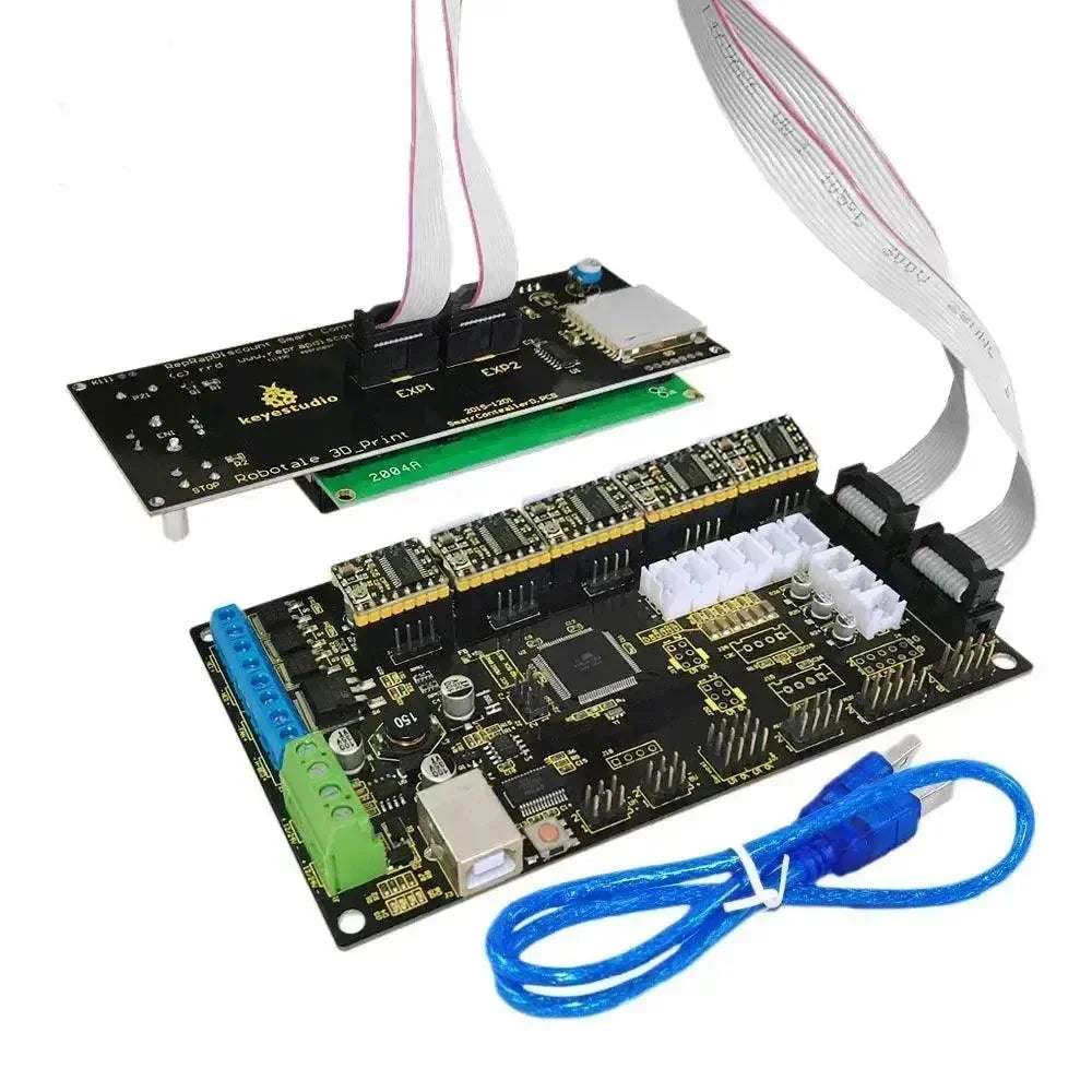 Kit stampante 3D KeyeStudio MKS GEN V1.2 2004LC 5x8825 Adattatore USB