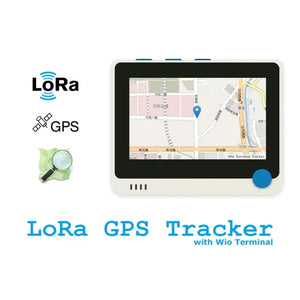 Seeed Studio Long Range GPS Tracker with Wio Terminal display interface image