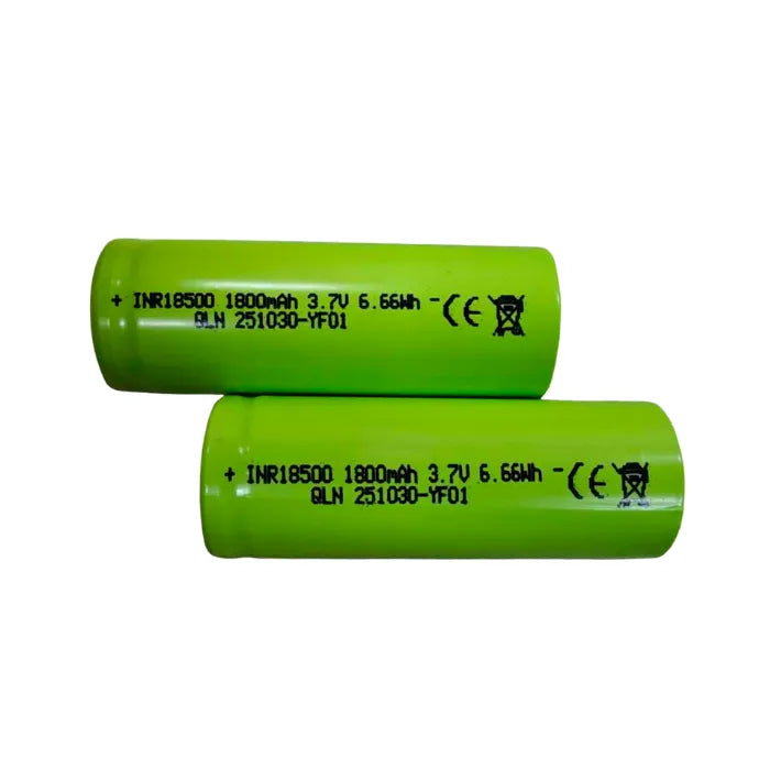 OpenELAB 2-pack INR 18500 akku 1800mAh 3.7V Max 3C lähtöteho