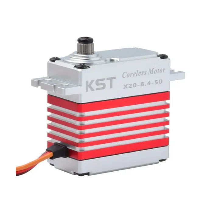 KST X20-8.4-50 V8.0 Servo digitale senza spazzole con ingranaggi in metallo 45Kgf.cm