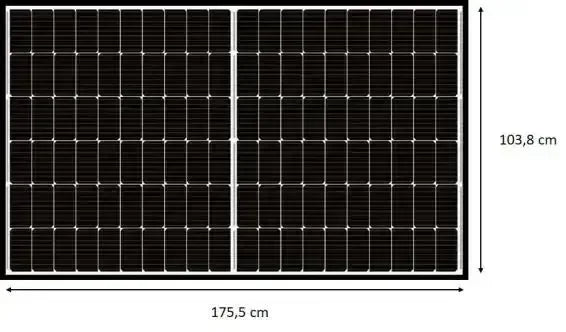 Solární modul SunLit Austa 380 Watt AU380-30V-MH