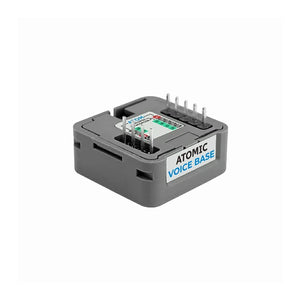M5Stack Atomic Voice Base with Microphone and Speaker connector side angle view