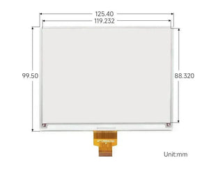 Waveshare 5.83 inch 3 Color E-Ink E-Paper for Raspberry Pico - OpenELAB