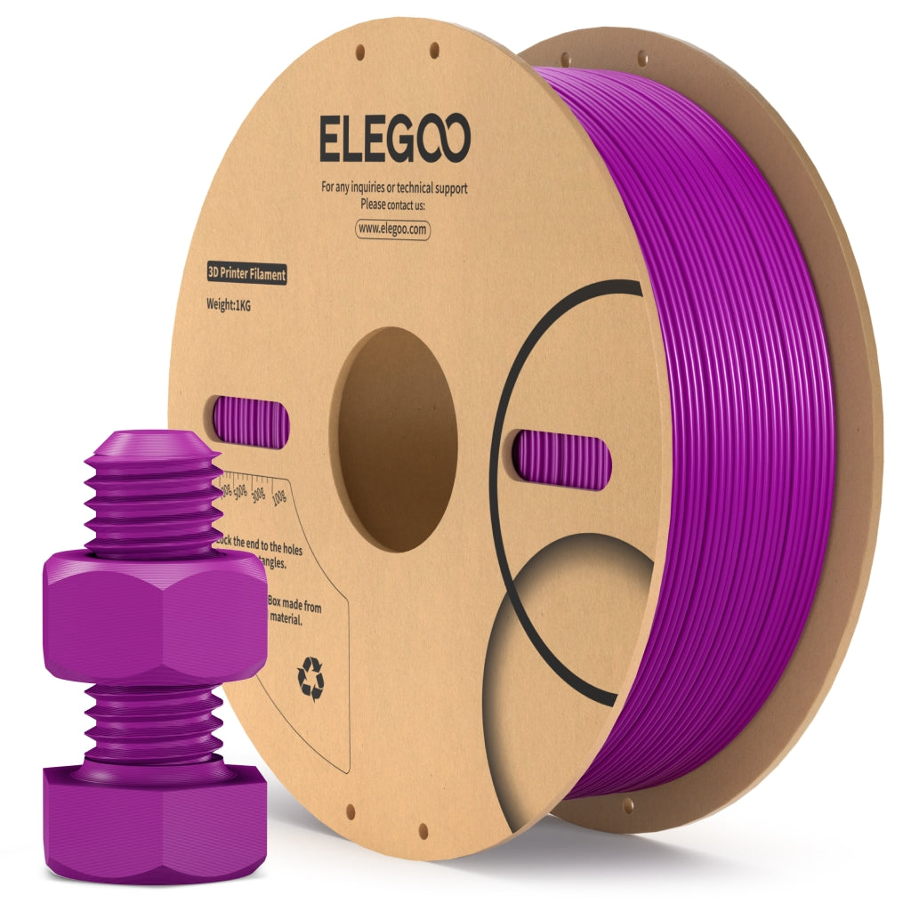 ELEGOO ABS Purple Filaments 3D Printer Consumables 1KG 1.75mm for FDM 3D printer