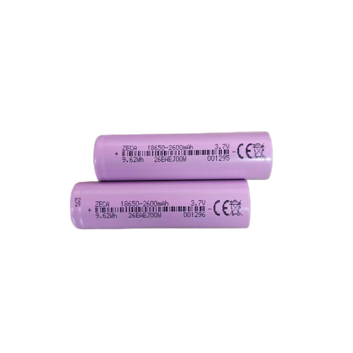 OpenELAB 2-pack INR 18650 akku 2600mAh 3.7V Max 2.6A ulostulo