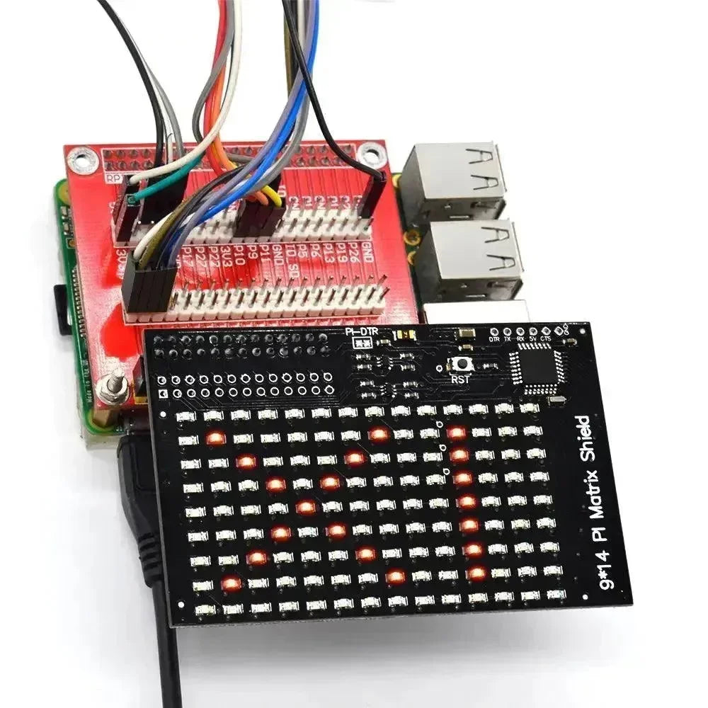 Raspberry Pi Matrix Shield PI Lite Kompatibel 126 LED-lampor