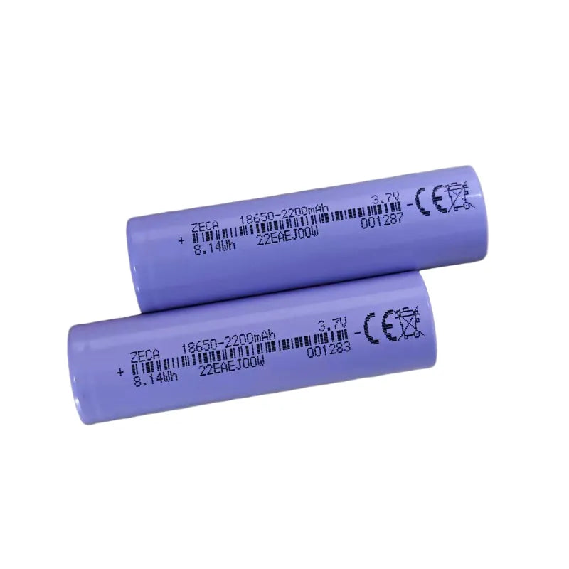 OpenELAB 2-pak INR 18650 batteri 2200mAh 3,7V maks 2,2A output