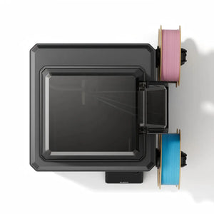 Top view of Centauri Carbon 2 Combo with dual filament spools