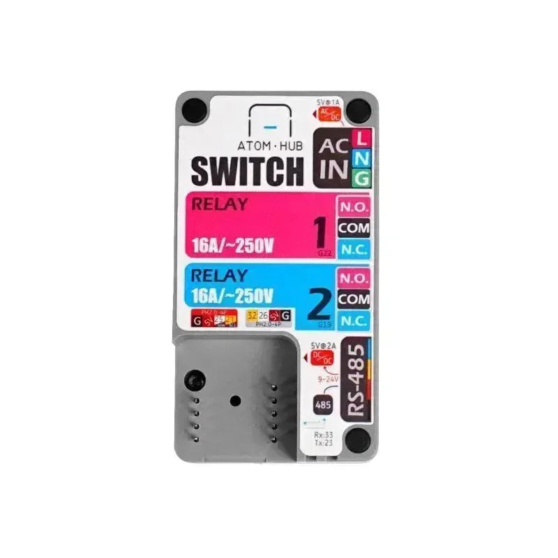 M5stack ATOM HUB AC/DC Remote Control Switch Kit