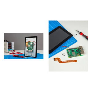 Raspberry Pi Touch Display 2 white background product and accessory combo image