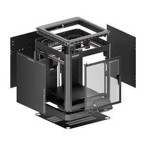 Exploded frame and enclosure structure of Centauri Carbon 2