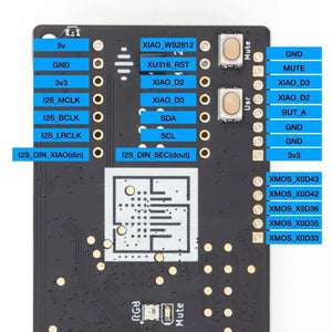 Seeed Studio ReSpeaker Lite pin definition image