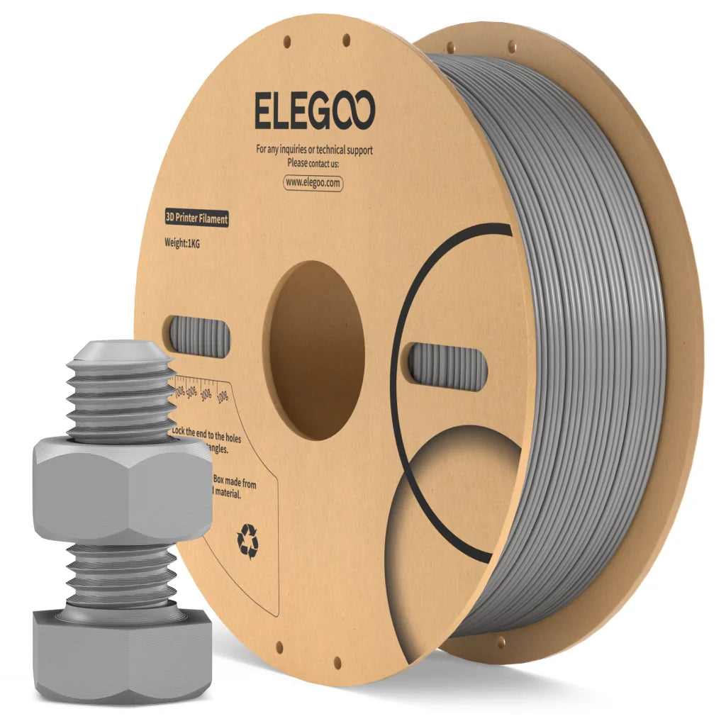 ELEGOO ABS Grey Filaments 3D Printer Consumables 1KG 1.75mm for FDM 3D printer