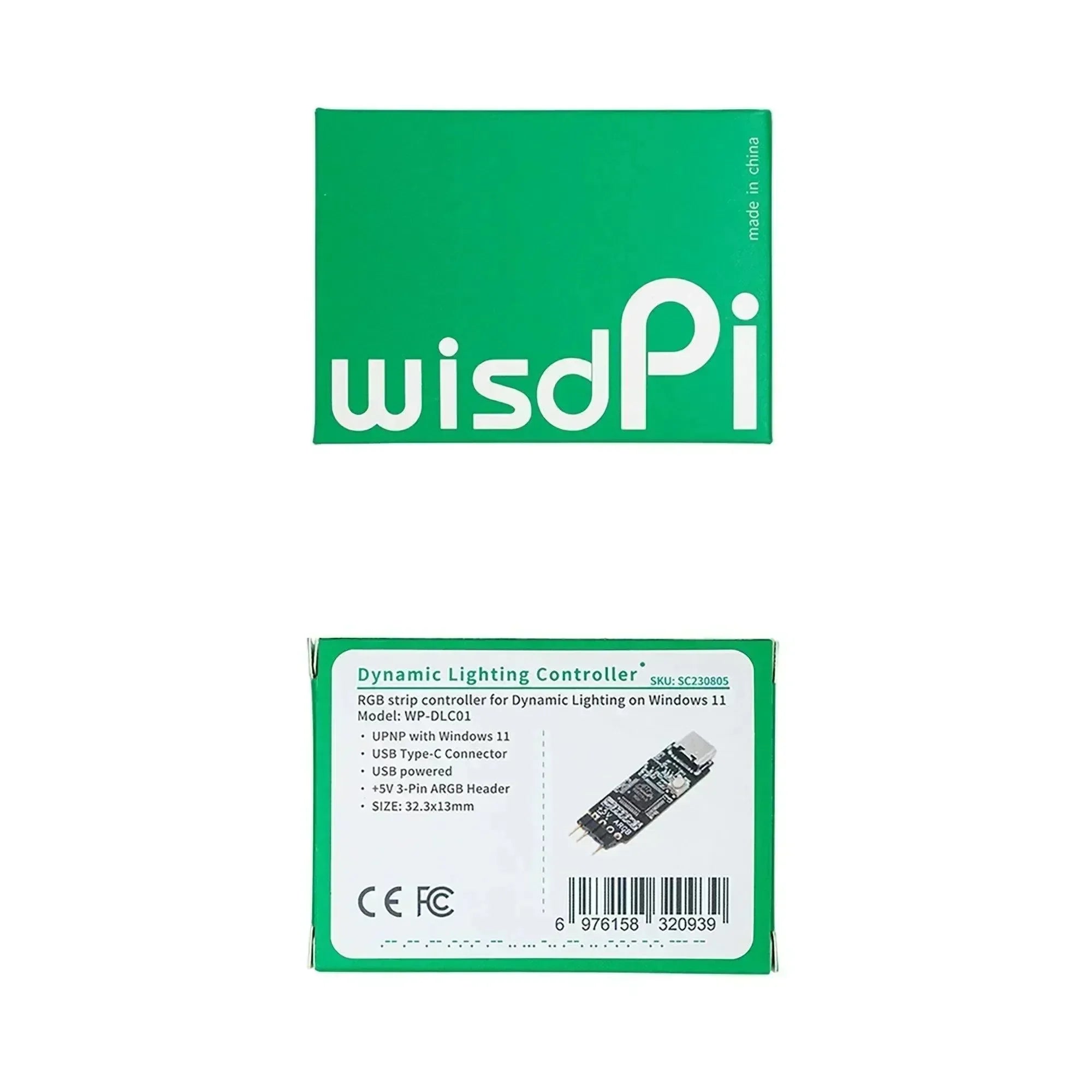 Windows 11 Dynaaminen valaistus RGB-ohjain | WP-DLC01