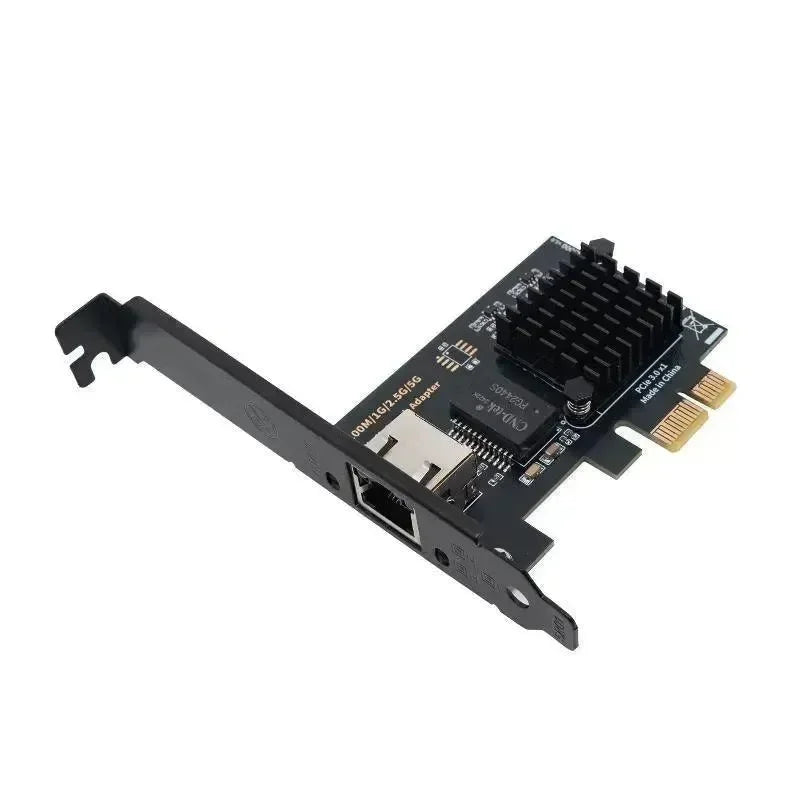 WisdPi PCIe 3.0 x1 5Gbps drátový Base-T Ethernet adaptér