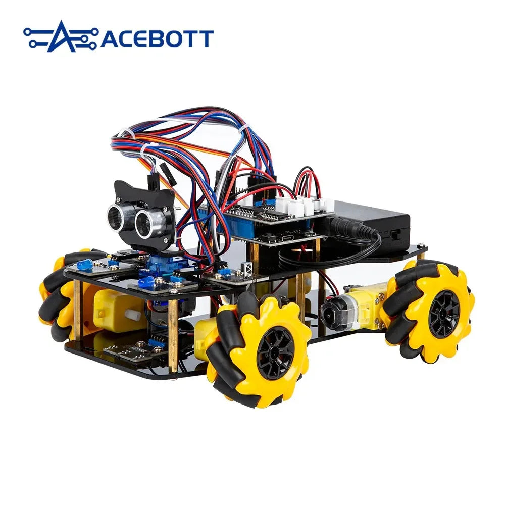 ACEBOTT ESP32 Smart Car Starter Kit 4WD Mecanum Wheel Muti-Direction