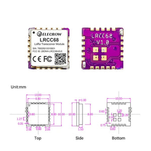 Elecrow LRCC68 Long-Range LoRa Wireless Transceiver Module LLCC68-6