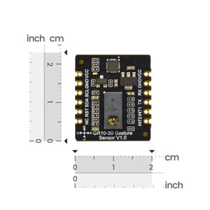 Fermion: GR10-30 Gesture Sensor (Breakout, UART & I2C, 12 Gestures, 0~30cm)-4