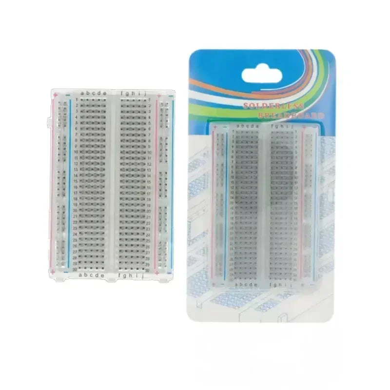 (Trasparente) Mini Breadboard 400 fori Mini Breadboard 83X55 mm
