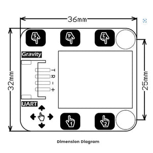 Gravity: Gesture & Touch Sensor (UART, 7 Gestures, 0~30cm)-4