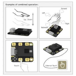 Gravity: Gesture & Touch Sensor (UART, 7 Gestures, 0~30cm)-8