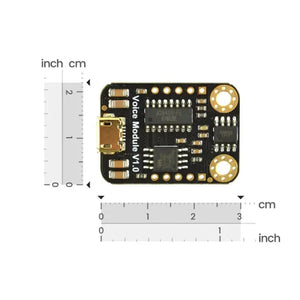 Gravity: MP3 Player Module with 8MB Storage (UART, Mono)-2