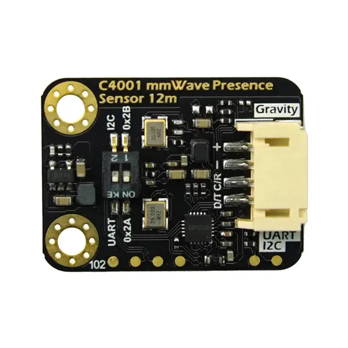 Gravity: mmWave C4001 24GHz Human Presence Detection Sensor I2C & UART-3